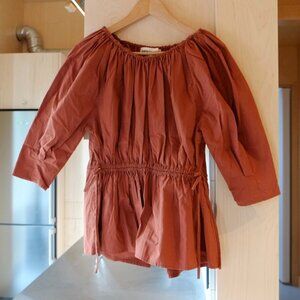 CARON CALLAHAN  Judith Top Terracotta Sz. Small Like New